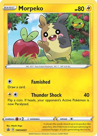 Morpeko SWSH031 Holo Promo Sword & Shield Promo Pokemon