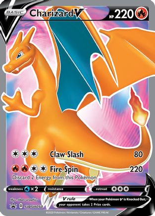 Charizard V SWSH050 Holo Promo Sword & Shield Promo Pokemon