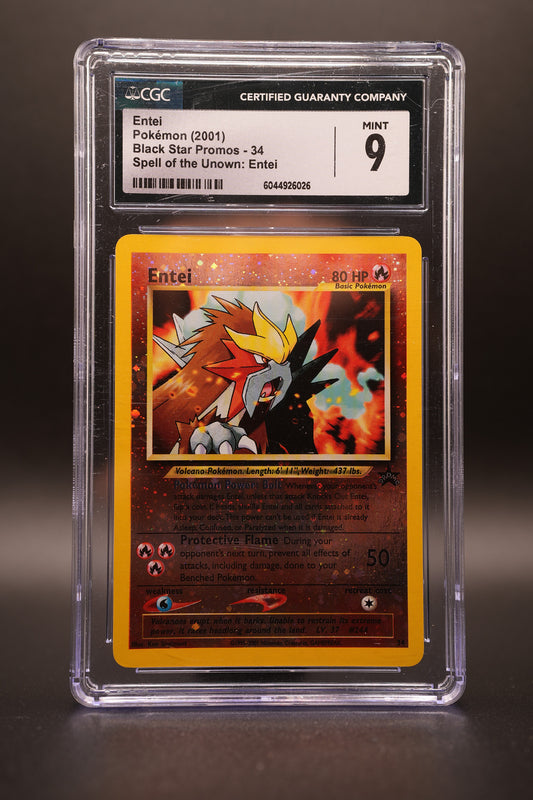 Entei - Pokemon (2001) Black Star Promo