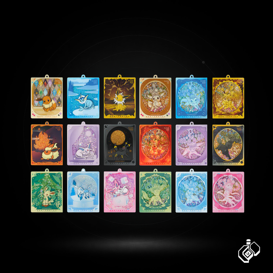 Pokémon Eeveelutions Crystal Gathering Pendant Keychain Gift Box