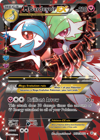 M Gardevoir EX RC31/RC32 Ultra Rare Generations Pokemon