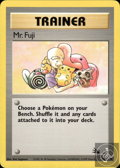 Mr. Fuji 58/62 Uncommon Fossil Pokemon Unlimited