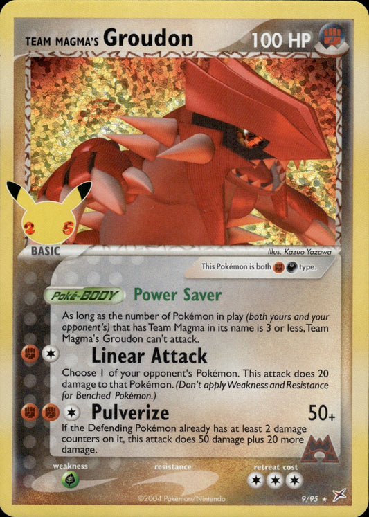 Team Magma's Groudon 9/95 Celebrations: Classic Collection Pokemon