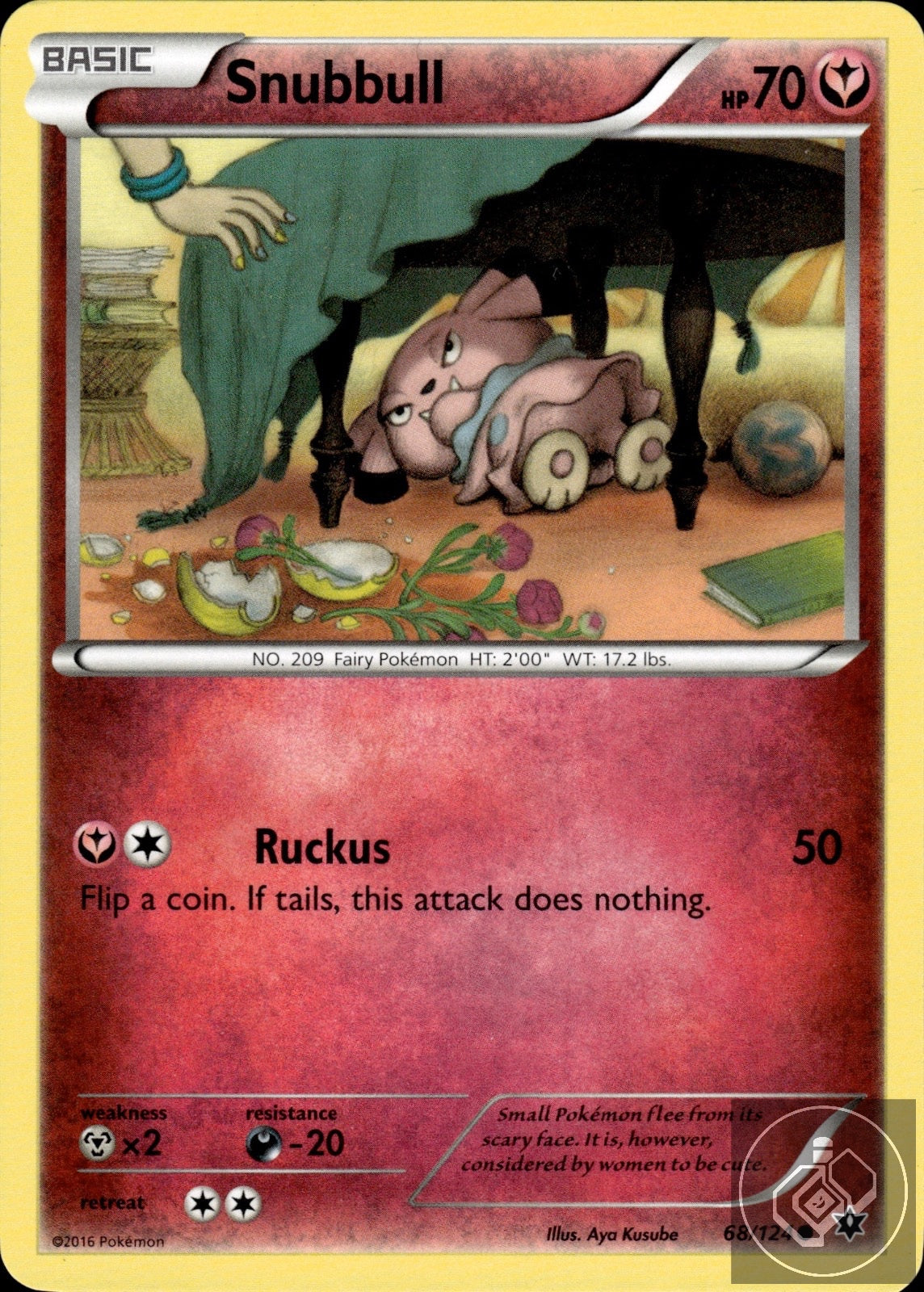 Snubbull 68/124 Common Fates Collide Pokemon Reverse Holo