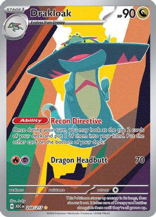 Drakloak 248/217 Illustration Rare Ascended Heroes Pokemon