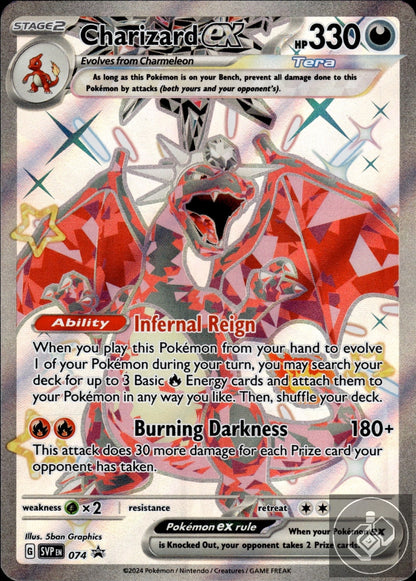 Charizard ex 074 Holo Promo Scarlet & Violet Promo Pokemon
