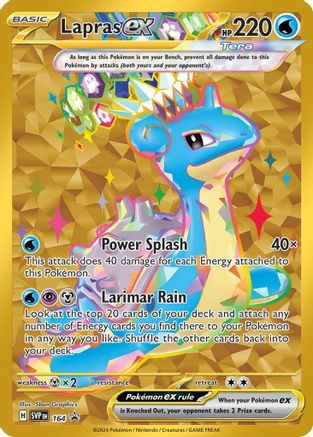 Lapras ex 164 Holo Promo Scarlet & Violet Promo Pokemon