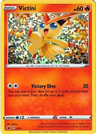 Victini 005/015 Holo Promo McDonald's Promos 2022 Pokemon Holo