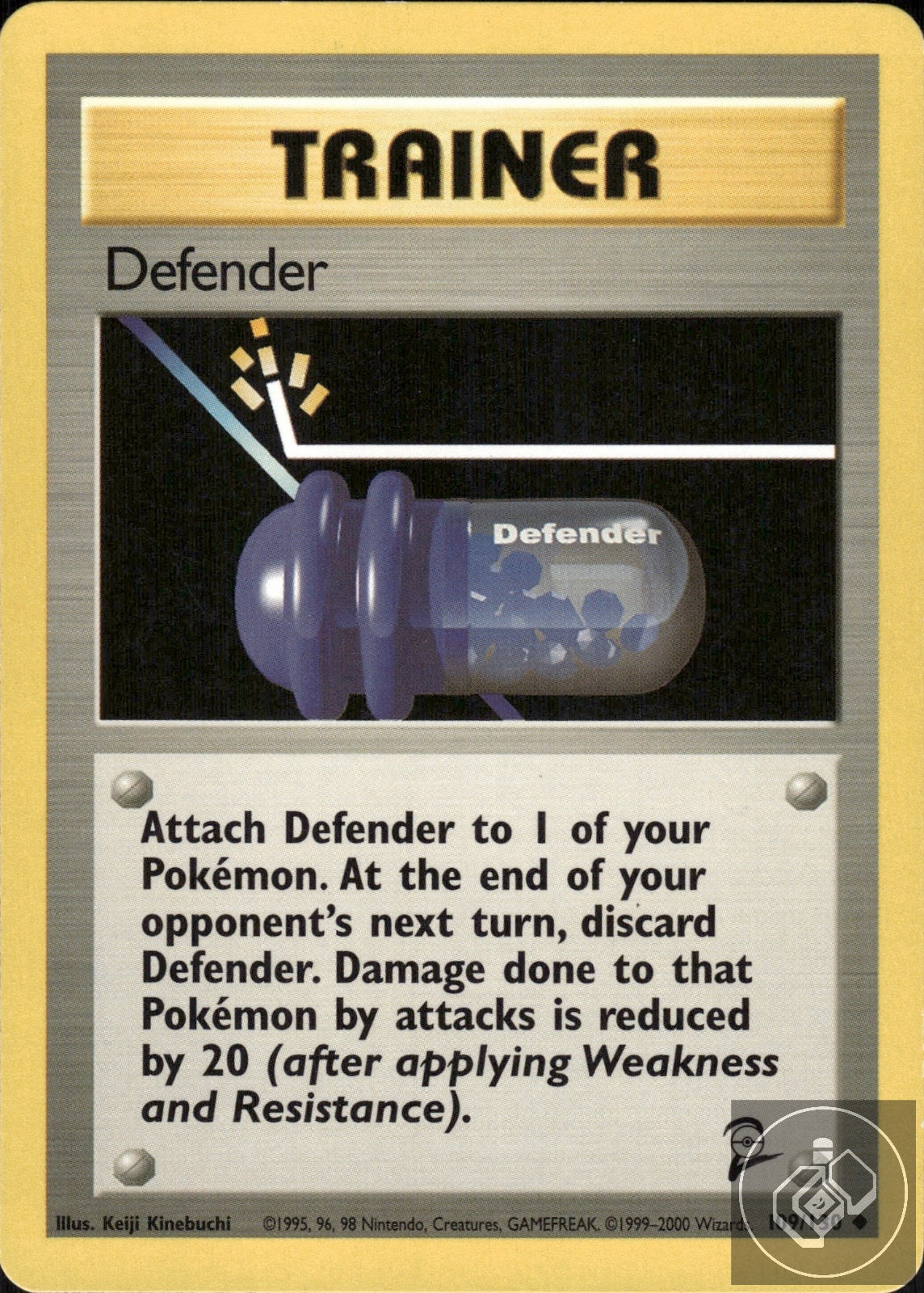 Defender 80/102 Uncommon Base Set Unlimited Pokemon