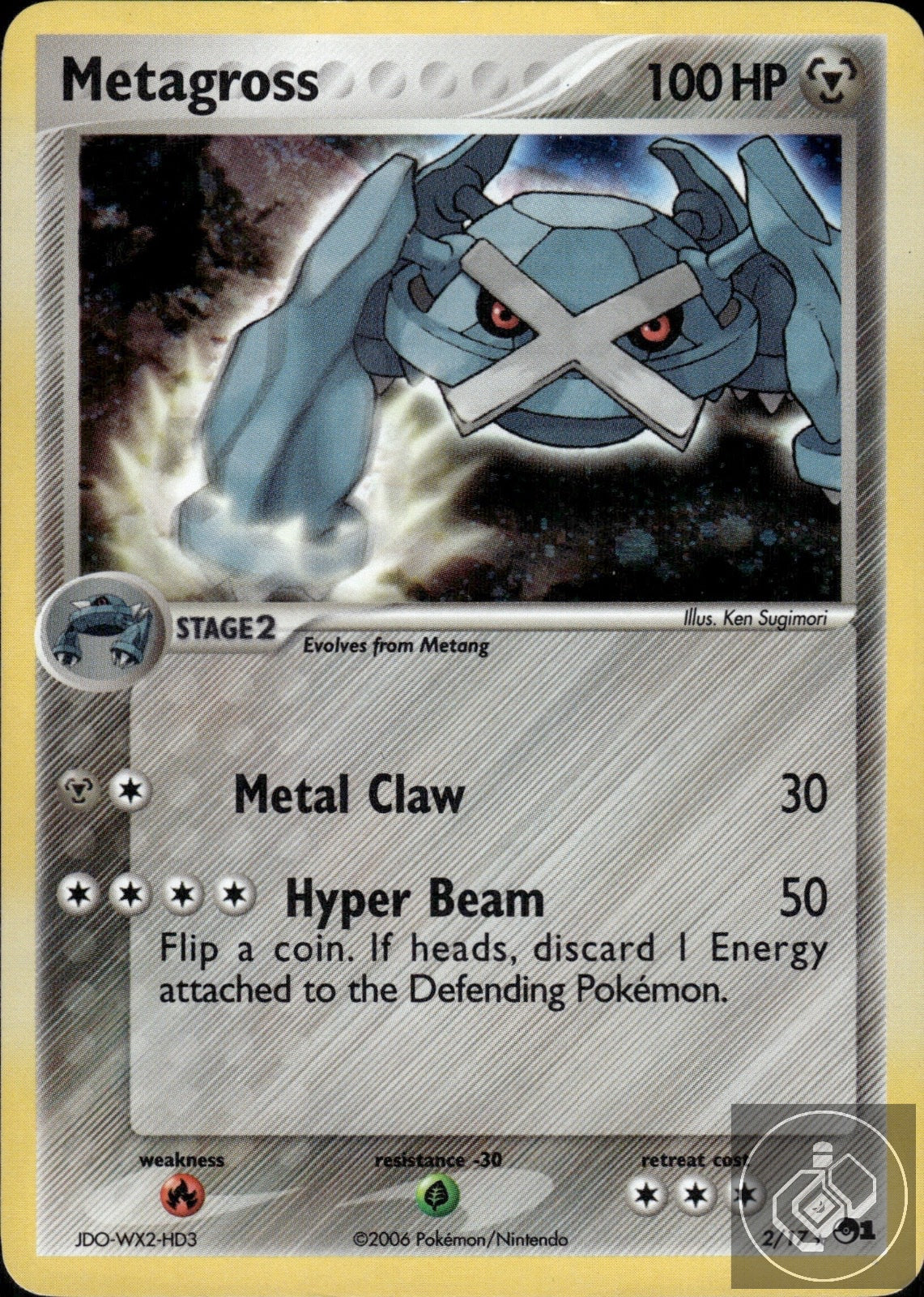 Metagross 2/17 Rare POP Series 1 Pokemon