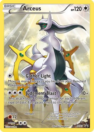 Arceus XY83 Holo Promo XY Promo Pokemon