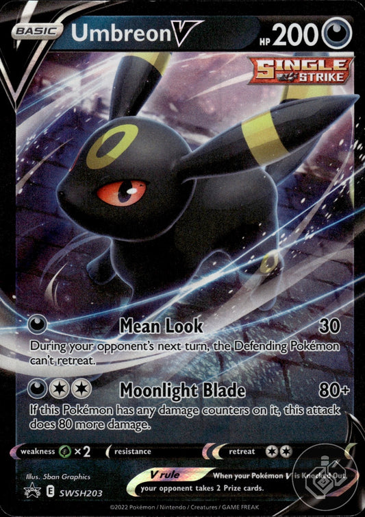 Umbreon V SWSH203 Holo Promo Sword & Shield Promo Pokemon