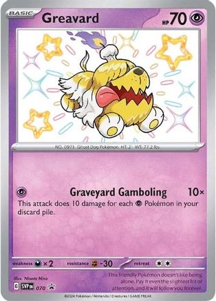 Greavard 070 Holo Promo Scarlet & Violet Promo Pokemon
