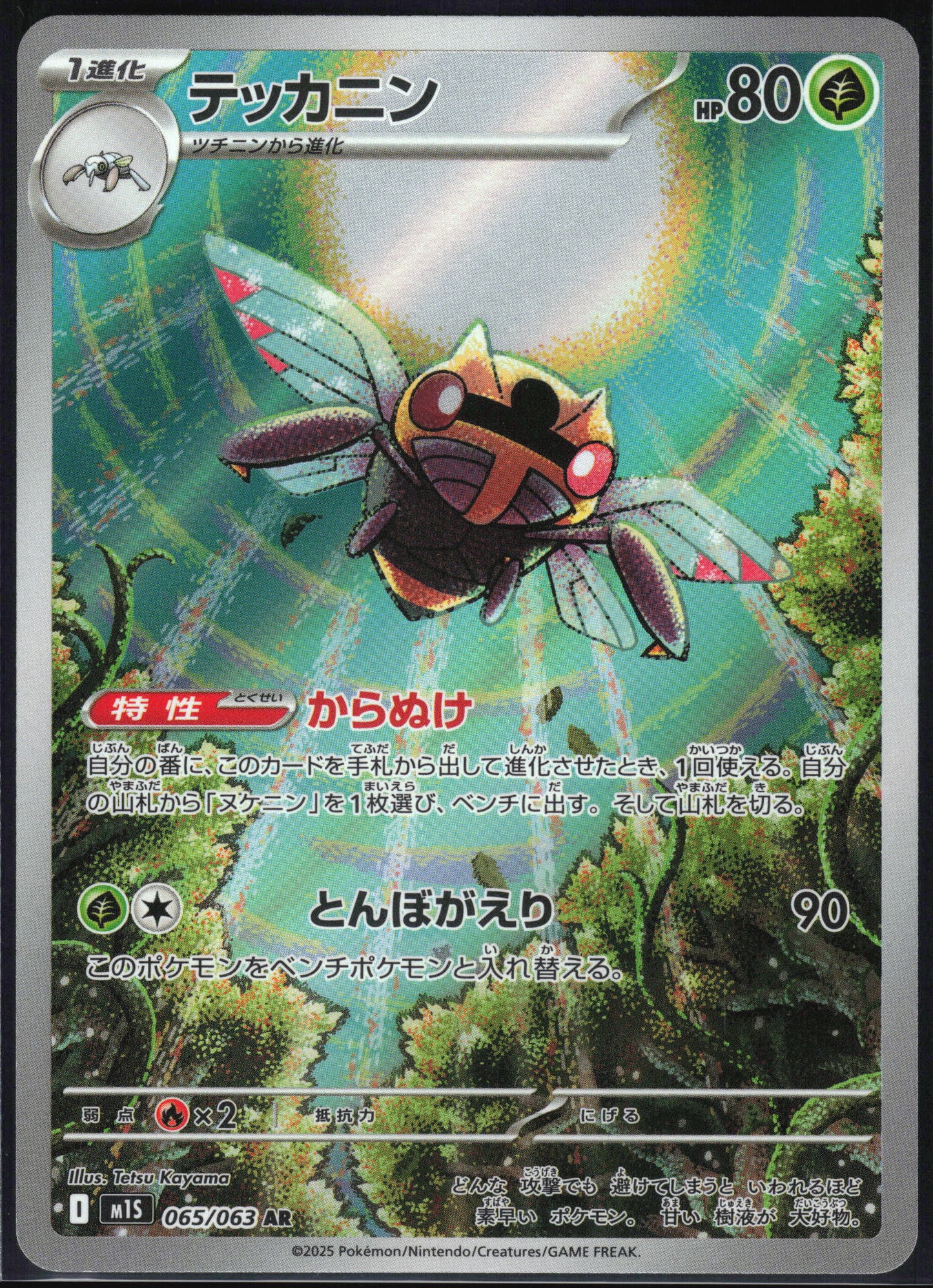 Ninjask 065/063 Art Rare Mega Symphonia Pokemon Japanese