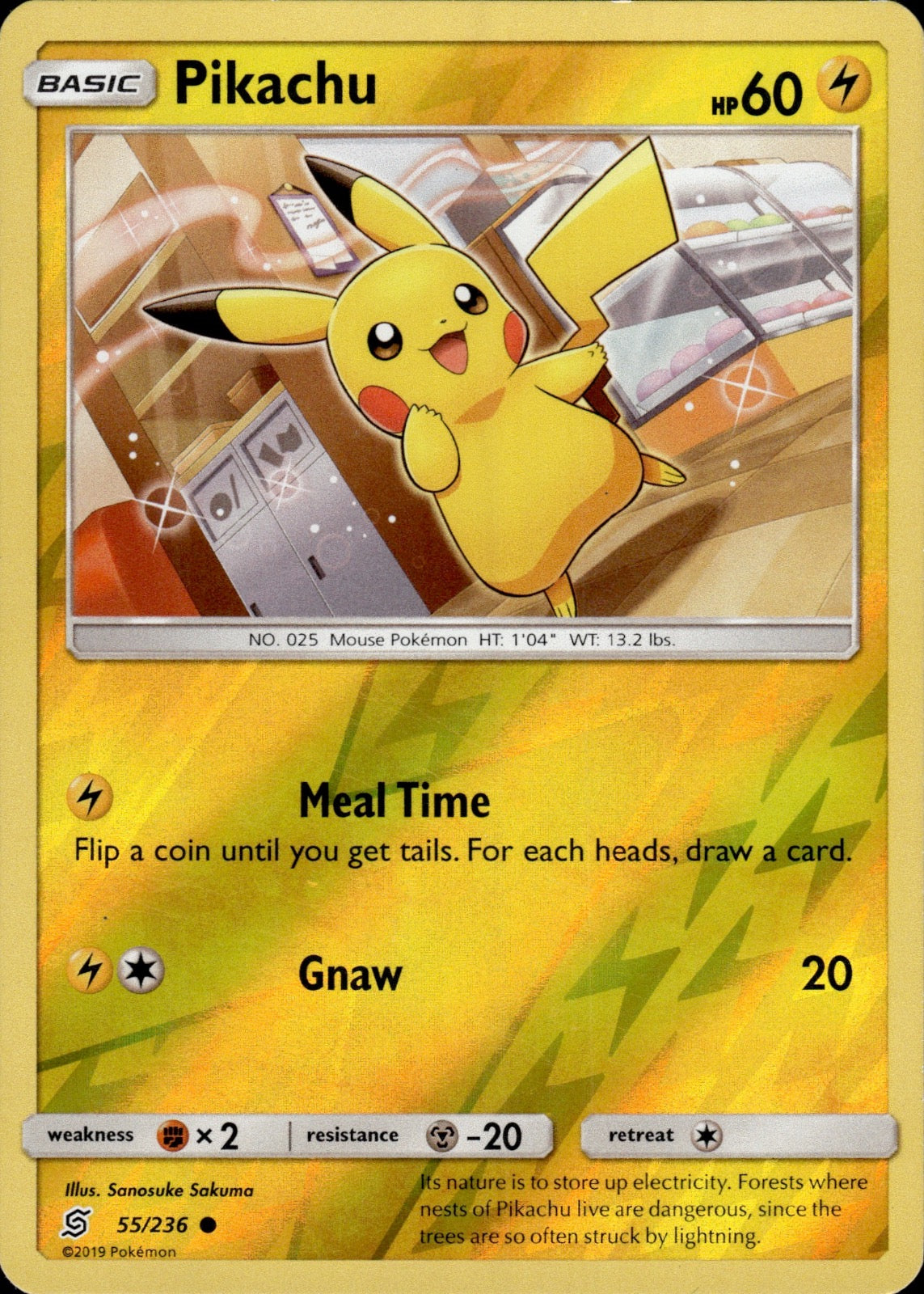 Pikachu 55/236 Common Unified Minds Pokemon