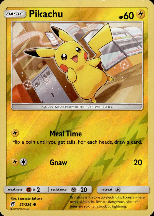 Pikachu 55/236 Common Unified Minds Pokemon