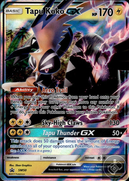 Tapu Koko GX - SM50 Holo Promo Sun & Moon Promo Pokemon