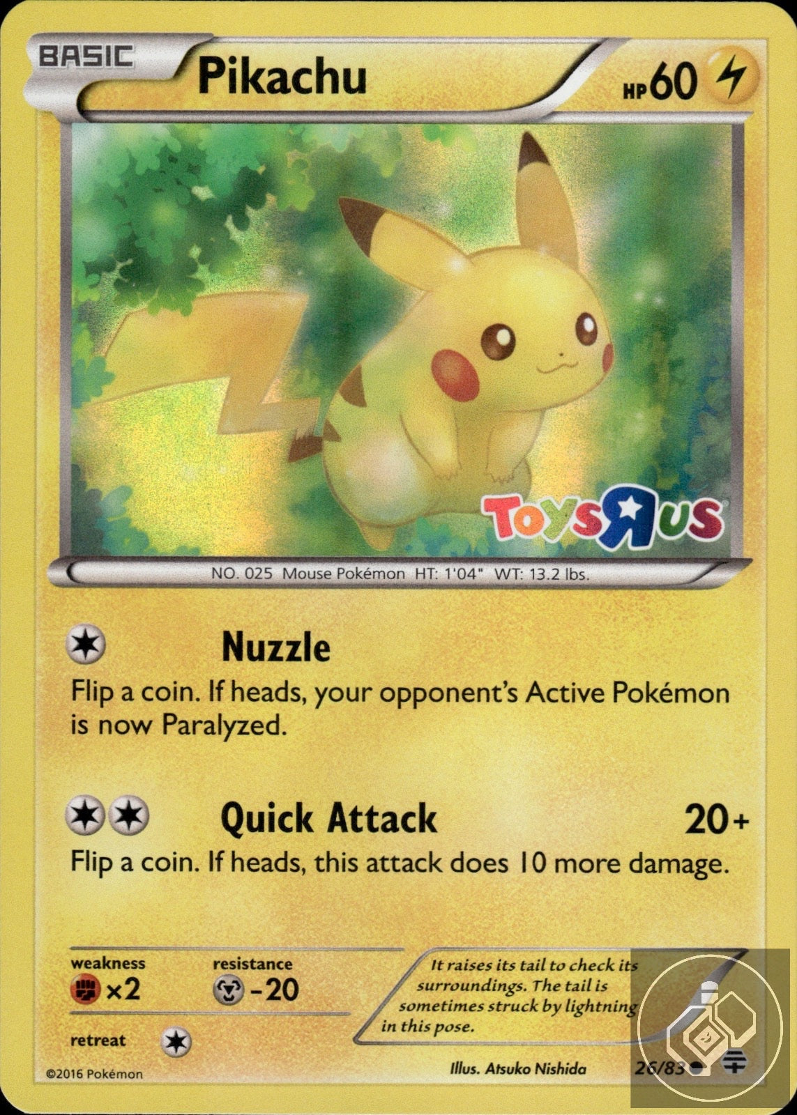 Pikachu 026/083 Holo Promo Miscellaneous Cards & Products Pokemon