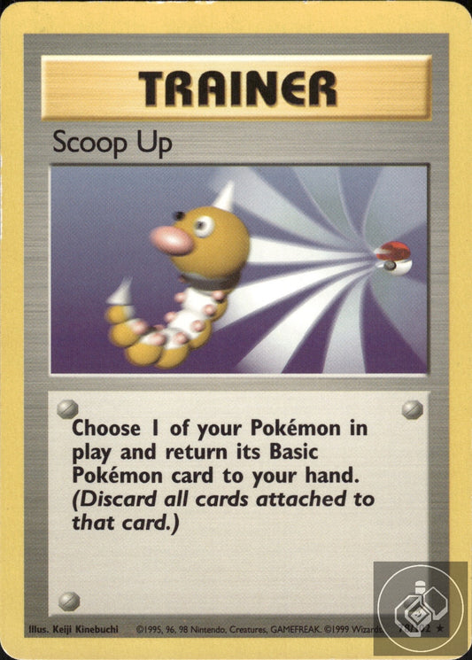Scoop Up 78/102 Rare Base Set Unlimited Pokemon