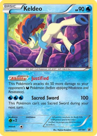 Keldeo XY191 Holo Promo XY Promo Pokemon