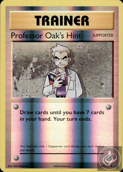 Professor Oak's Hint 84/108 Uncommon Evolutions Pokemon