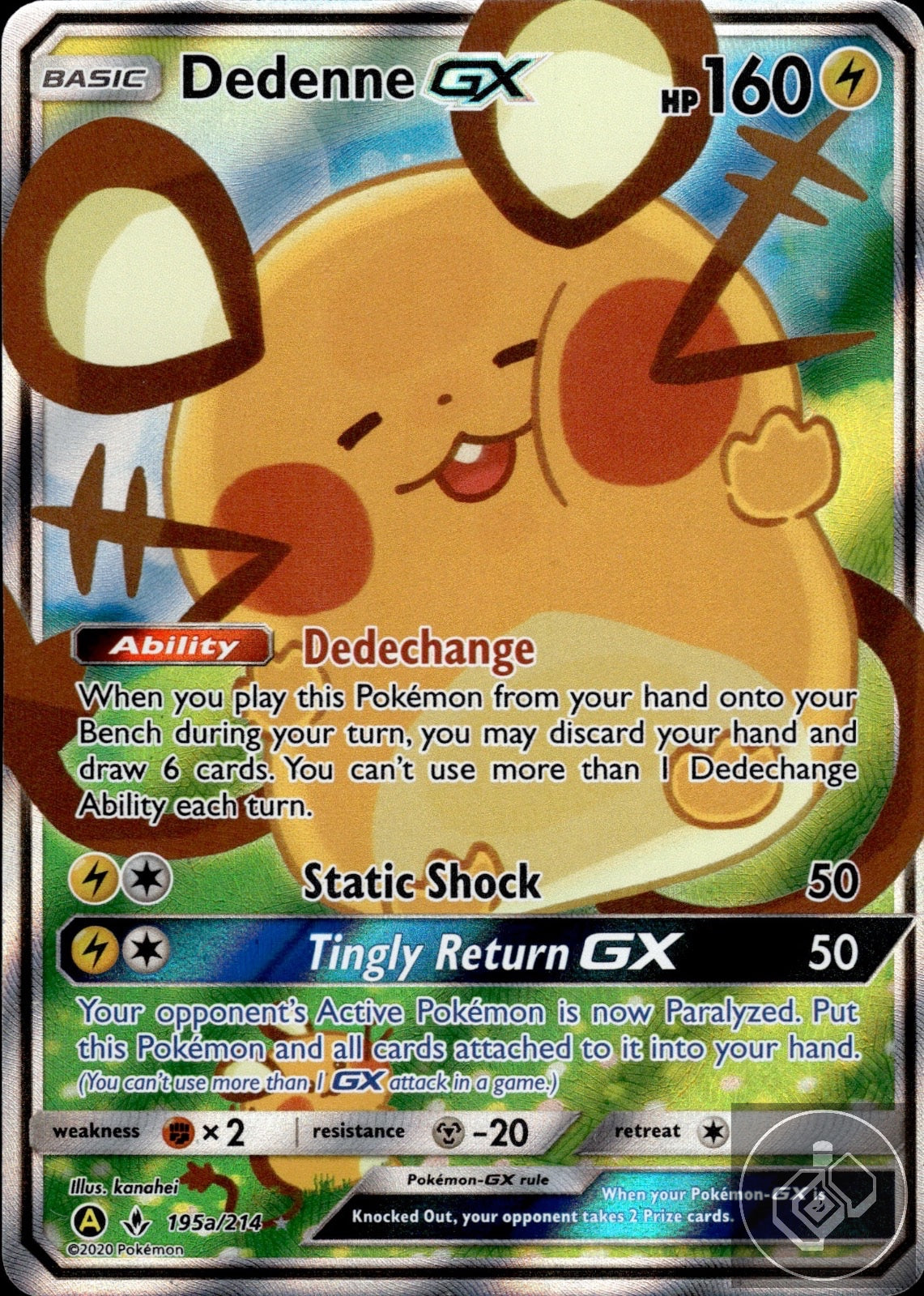 Dedenne GX 195a/214 Holo Promo Alternate Art Promos Pokemon