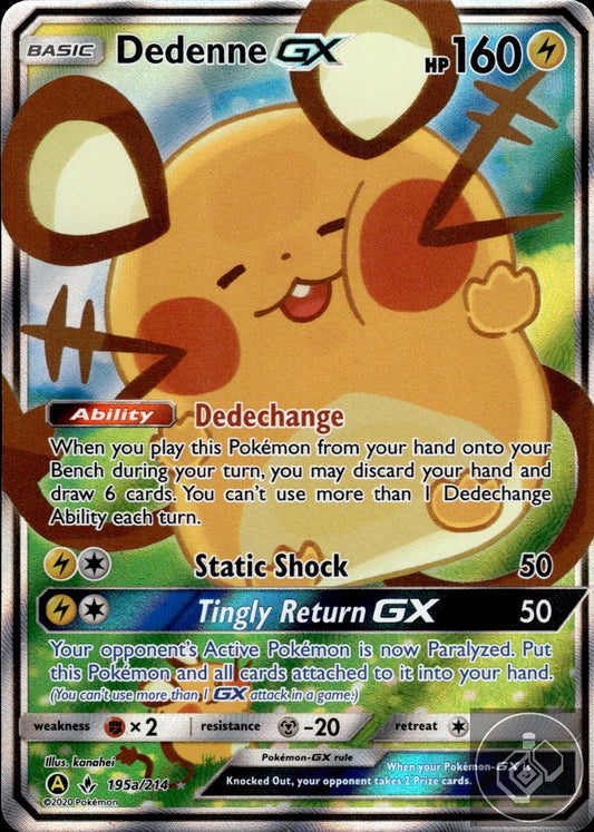 Dedenne GX 195a/214 Holo Promo Alternate Art Promos Pokemon