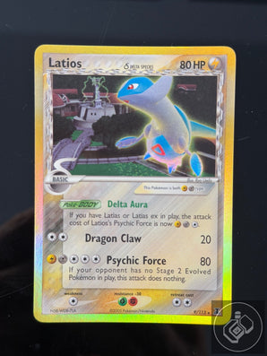 Latios 9/113 Holo Rare Delta Species Pokemon Reverse Holo