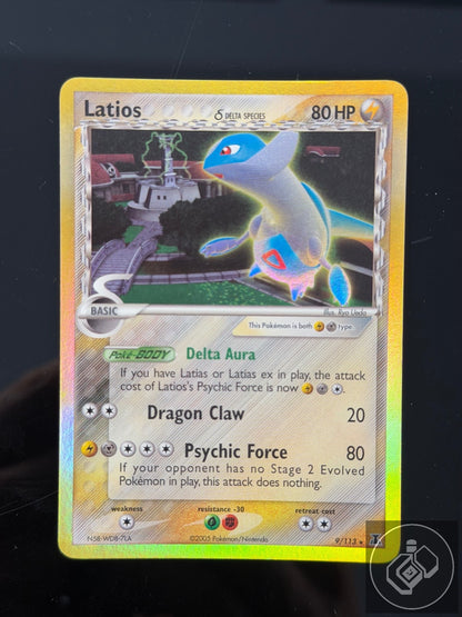 Latios 9/113 Holo Rare Delta Species Pokemon Reverse Holo