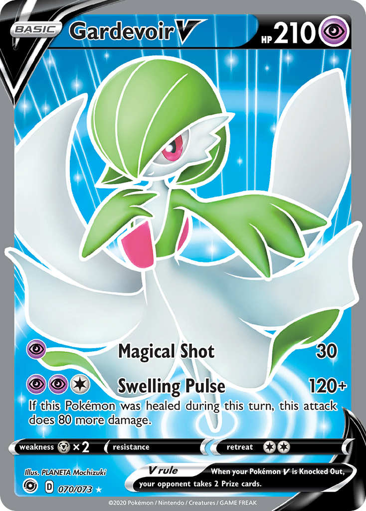 Gardevoir V 070/073 Ultra Rare Champion's Path Pokemon