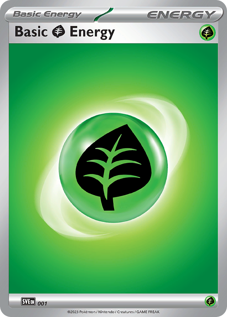 Basic Grass Energy 001 Common Scarlet & Violet Energies Pokemon