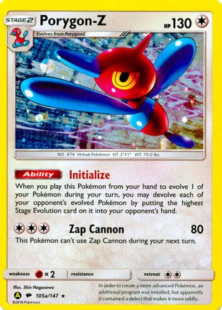 Porygon 105a/147 Holo Promo Alternate Art Promos Pokemon