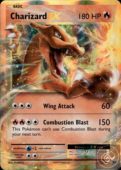 Charizard EX 12/108 Holo EX Rare Evolutions Pokemon