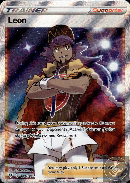 Leon 182/185 Ultra Rare Vivid Voltage Pokemon