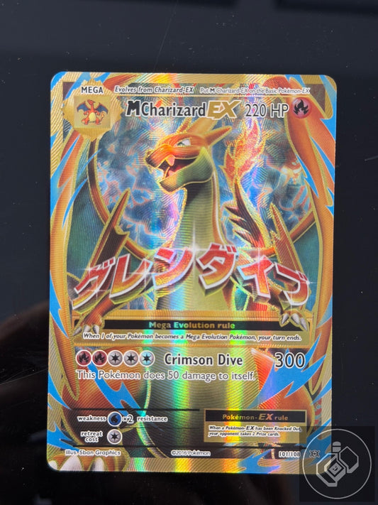M Charizard EX 101/108 Ultra Rare Evolutions Pokemon Holo