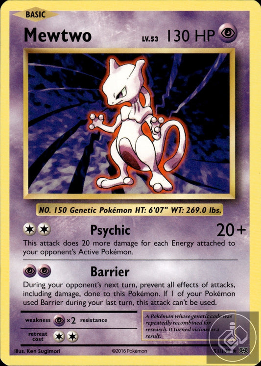 Mewtwo 51/108 Rare Evolutions Pokemon