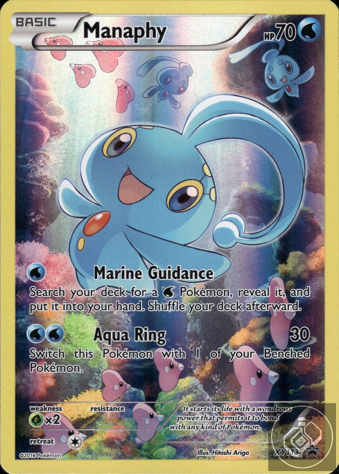 Manaphy XY113 Holo Promo XY Promo Pokemon