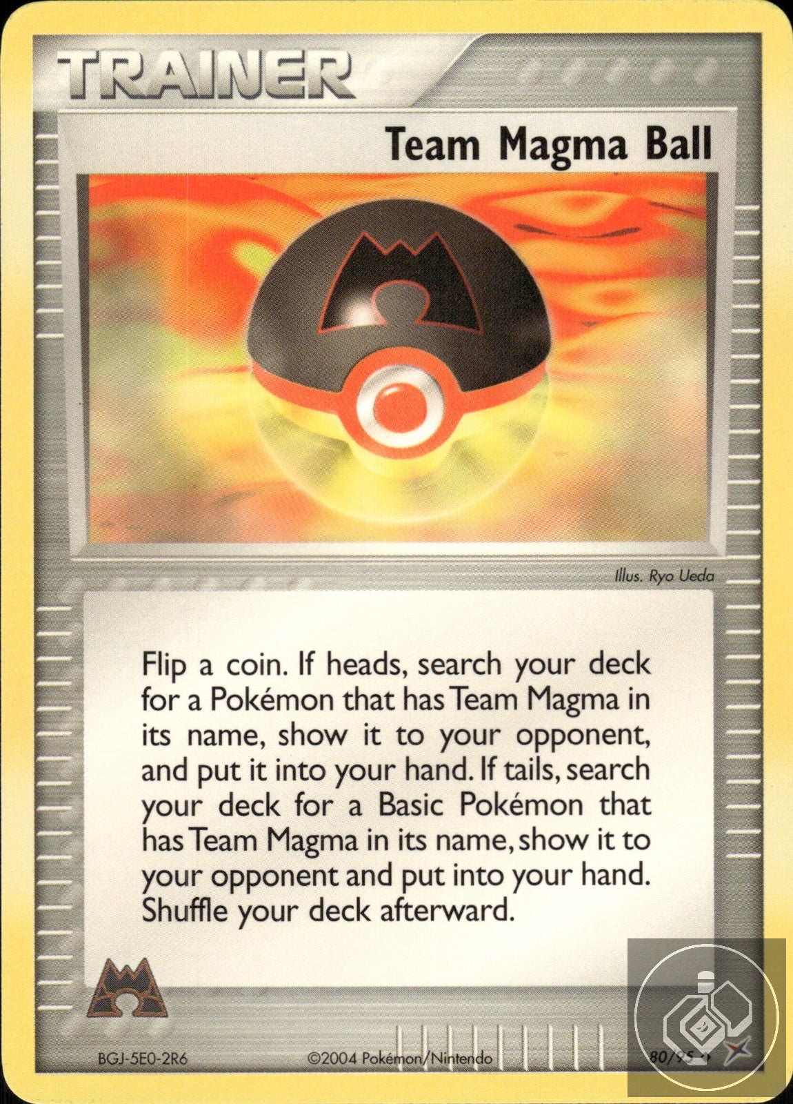 Team Magma Ball 80/95 Uncommon Team Magma vs Team Aqua Pokemon
