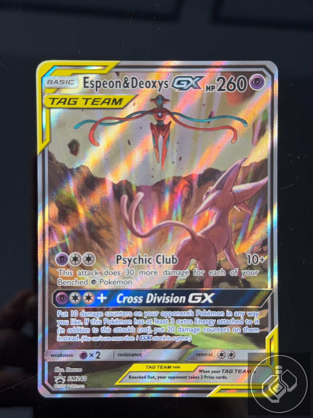 Espeon & Deoxys GX SM240 Holo Promo SM Promos Pokemon