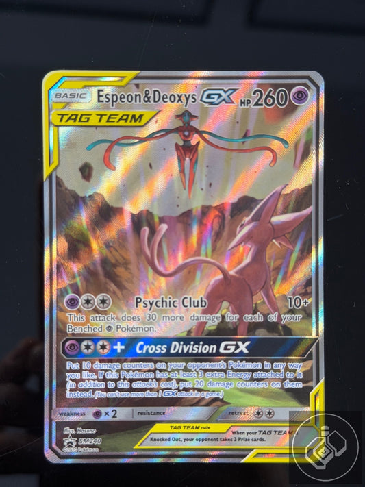 Espeon & Deoxys GX SM240 Holo Promo SM Promos Pokemon