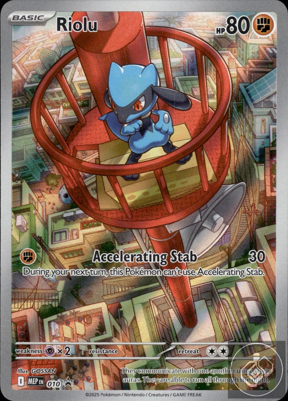 Riolu 010 Holo Promo ME: Mega Evolution Promo Pokemon
