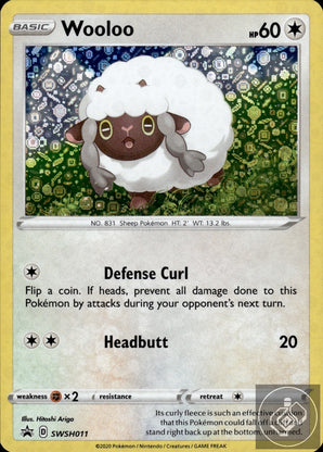 Wooloo SWSH011 Holo Promo Miscellaneous Cards & Products Pokemon