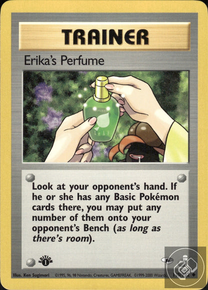 Erika's Perfume 110/132 Uncommon Gym Heroes Pokemon 1st Edition