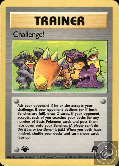 Challenge! 74/82 Uncommon Team Rocket Pokemon 1st Edition