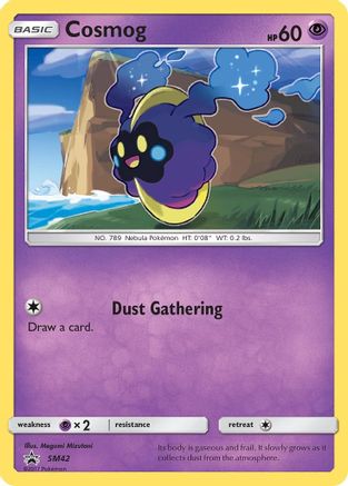 Cosmog - SM42 Holo Promo Sun & Moon Promo Pokemon Holo