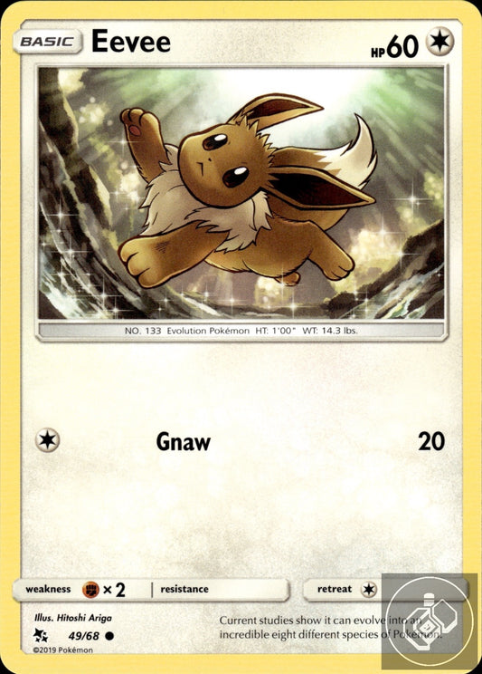 Eevee 49/68 Common Hidden Fates Pokemon