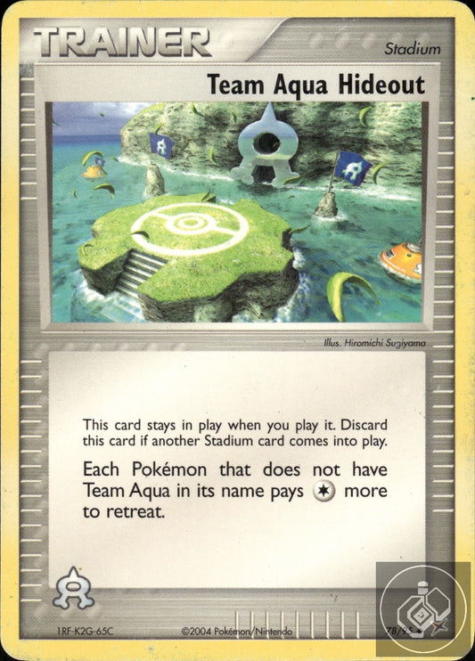 Team Aqua Hideout 78/95 Uncommon Team Magma vs Team Aqua Pokemon