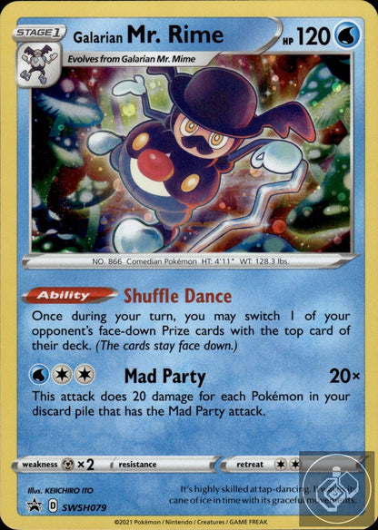 Galarian Mr. Rime SWSH079 Holo Promo Sword & Shield Promo Pokemon