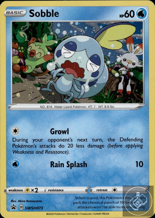 Sobble SWSH073 Holo Promo Sword & Shield Promo Pokemon