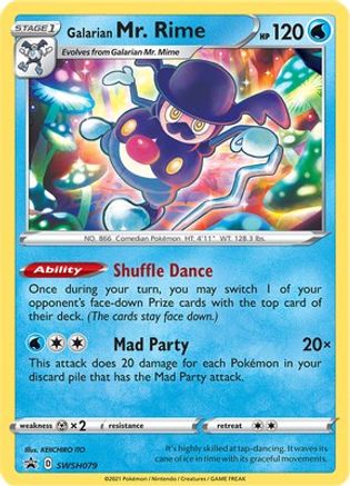 Galarian Mr. Rime SWSH079 Holo Promo Sword & Shield Promo Pokemon
